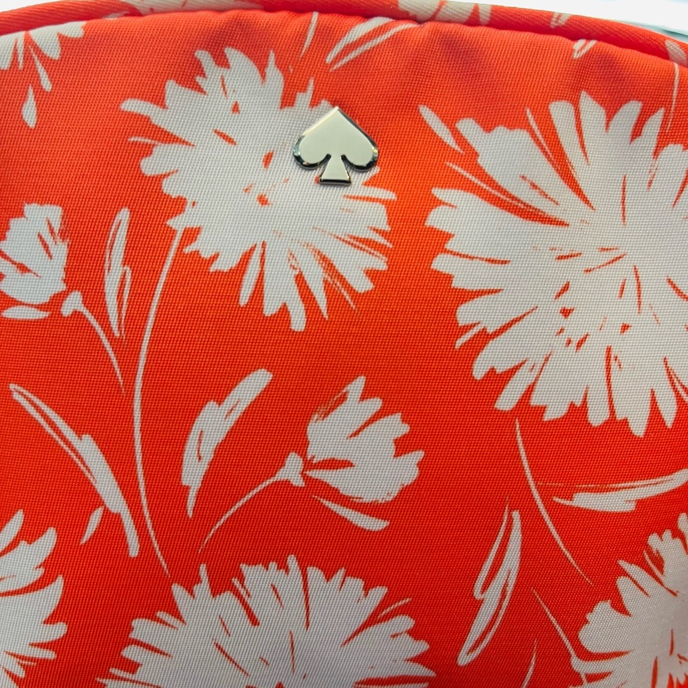 Kate Spade Red Floral Dome Cosmetic Bag - NWT - MSRP 89.00 - Picture 2 of 8